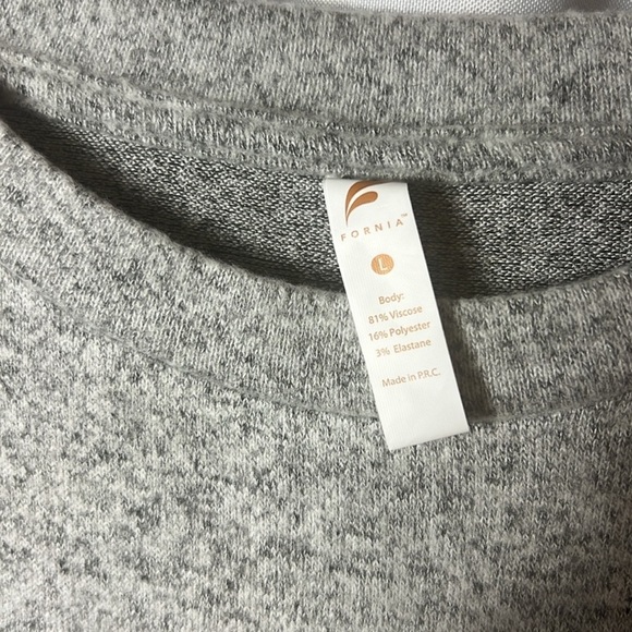 Fornia Loungewear Gray Set Multiple Sizes Available Brand New - Picture 7 of 12
